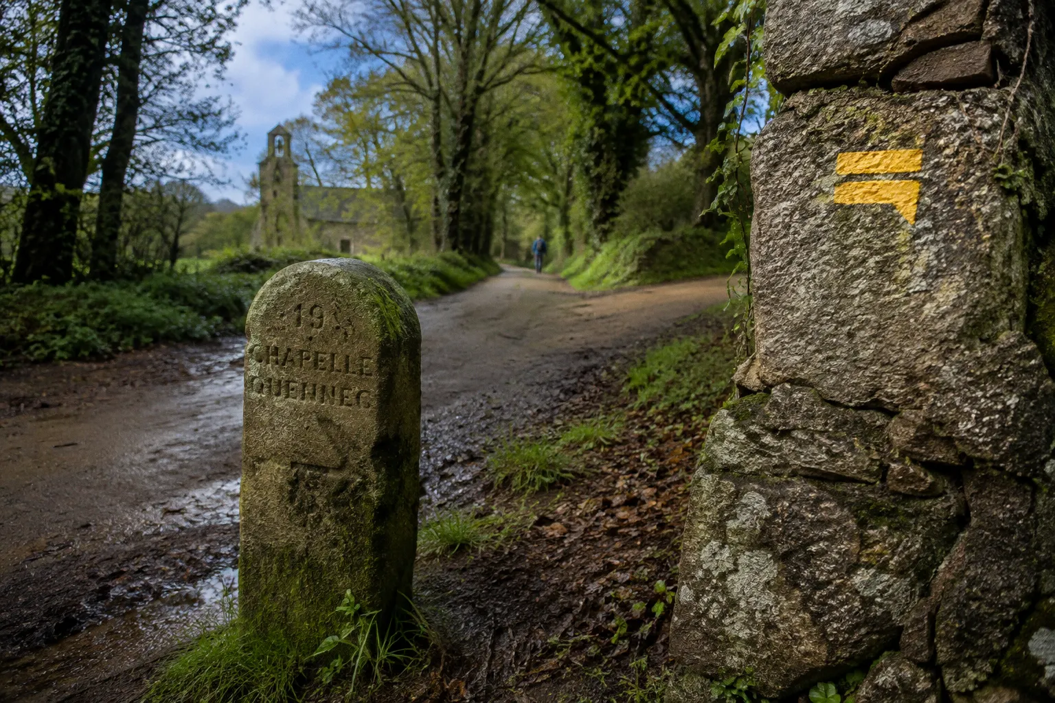 Sentiers des chapelles en Morbihan : l'avant-après du balisage