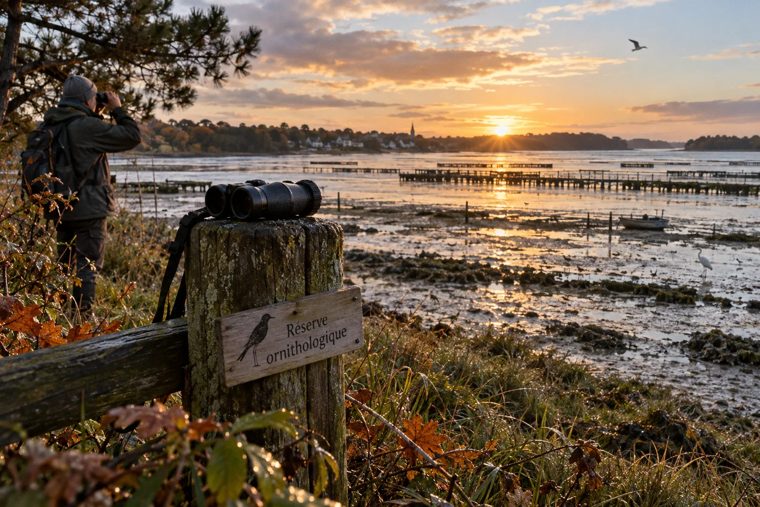 Visite ornithologique en Morbihan : l'avant-après de l'observation